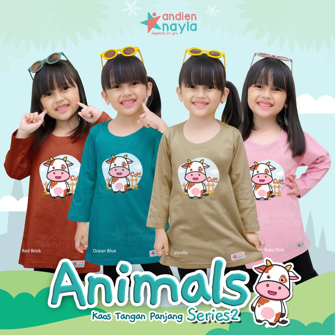 Kaos Animal Cow Panjang