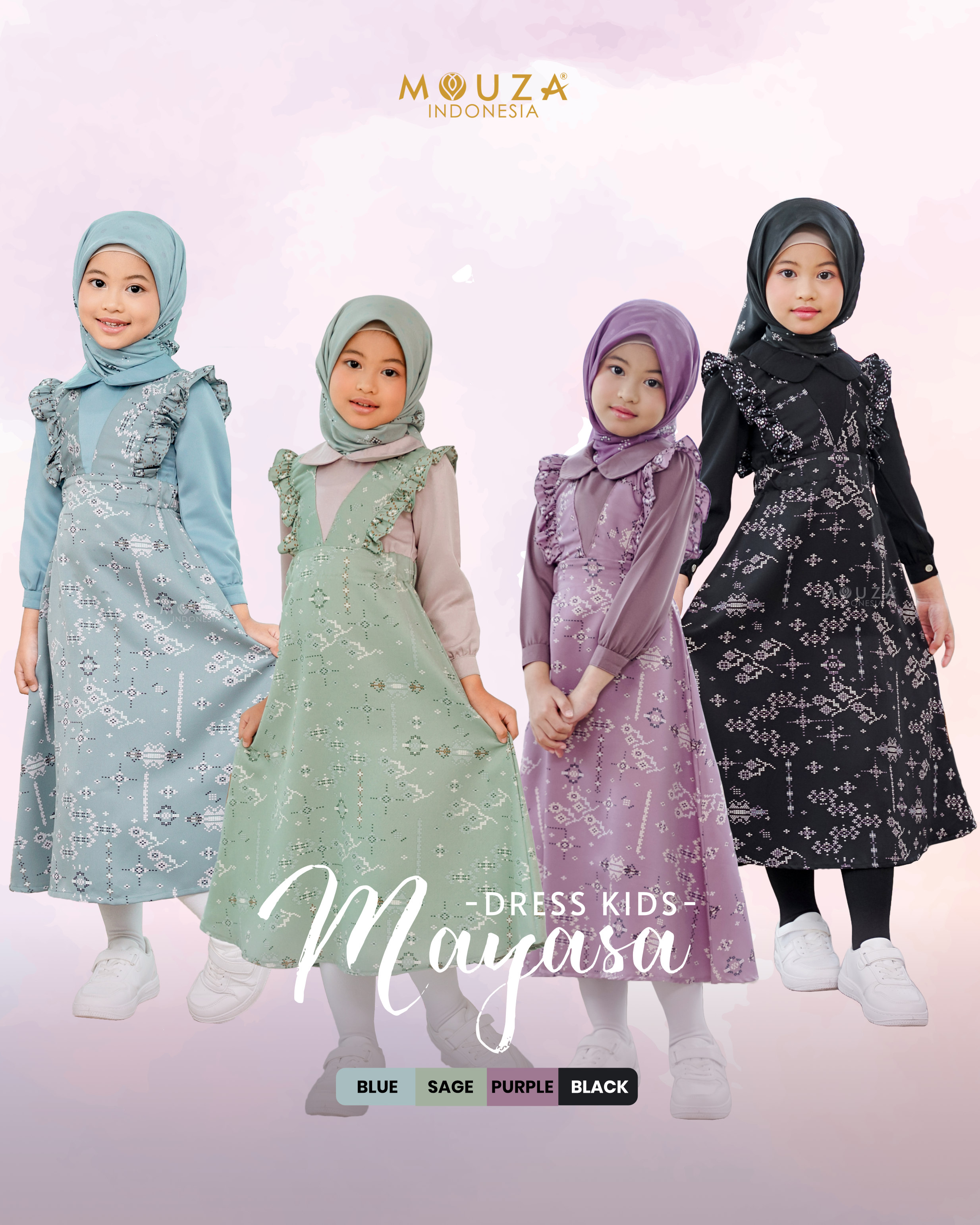 Mayasa Dress kids hijab