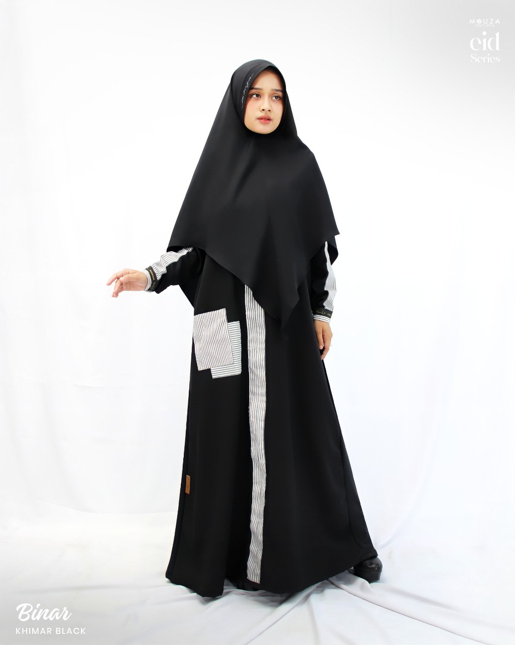 Binar Dress Set Khimar