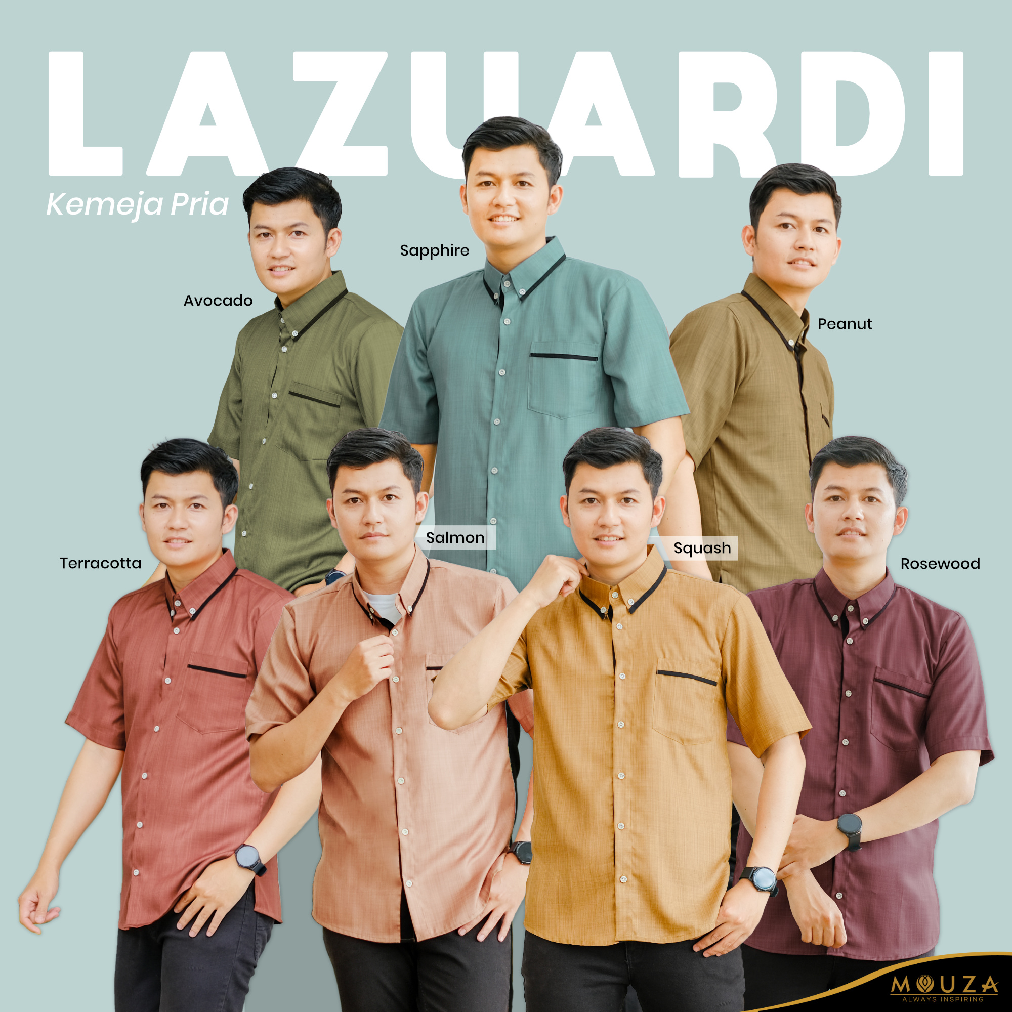 Kemeja Pria Lazuardi