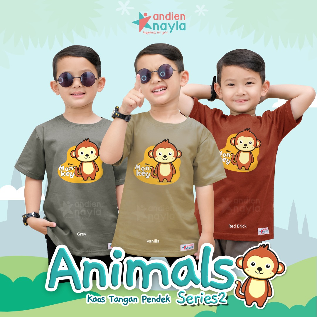 Kaos Animal Monkey