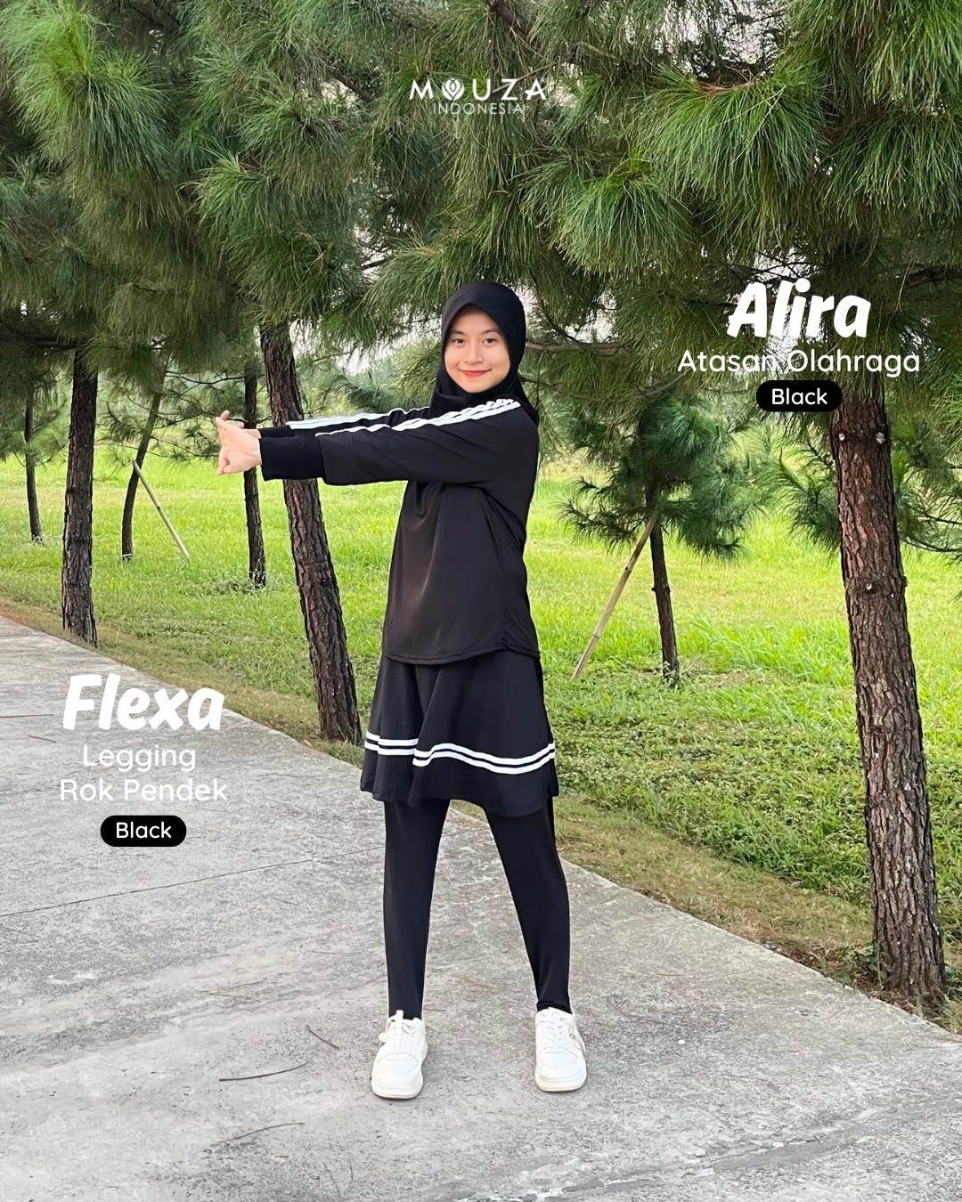 Flexa Legging Rok Pendek Stripe
